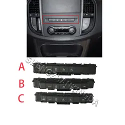 Shengzhan Xingda Is Suitable for Mercedes-Benz Vito V-Class W447 W448 2018-2021 Car Console Hazard Light Dynamic Control Switch Panel Unit