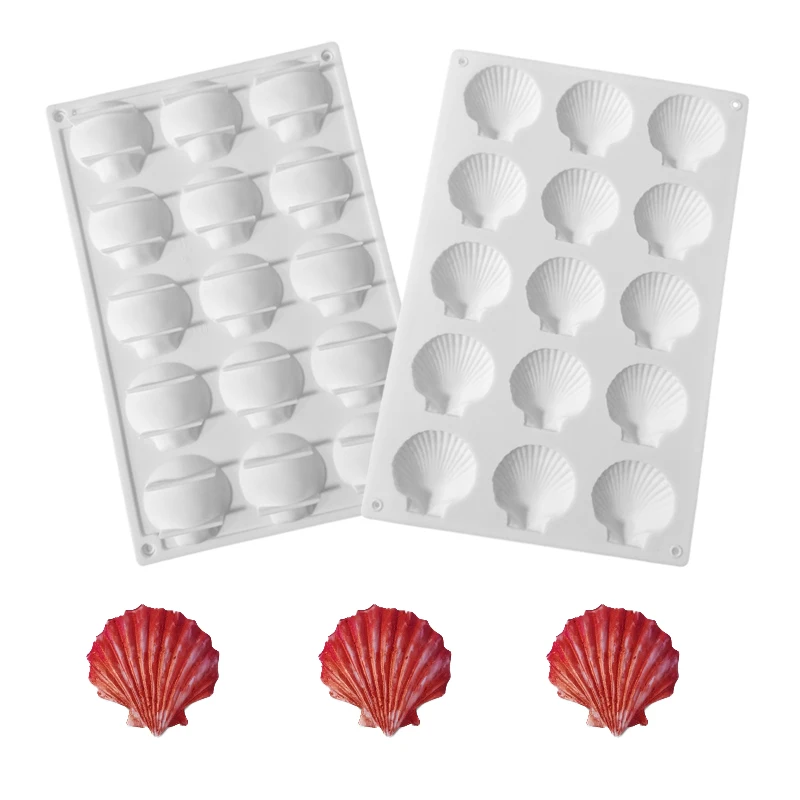 Meibum Marine Theme Cake Silicone Molds Shell Pearl Design Baking Mold Cake Decorating Tools Food Grade Kitchen Supplies