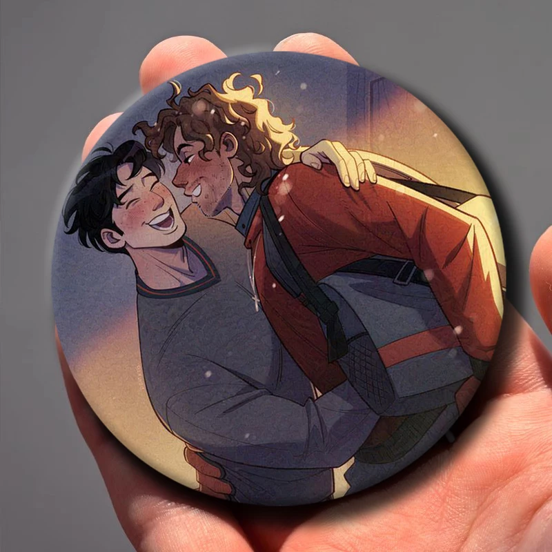 58mm 1PC HeatedS R-Rivalry Soft Button Pin Brooch Movies Characters Badge Bag Decor Accessories Fans Collect Gifts