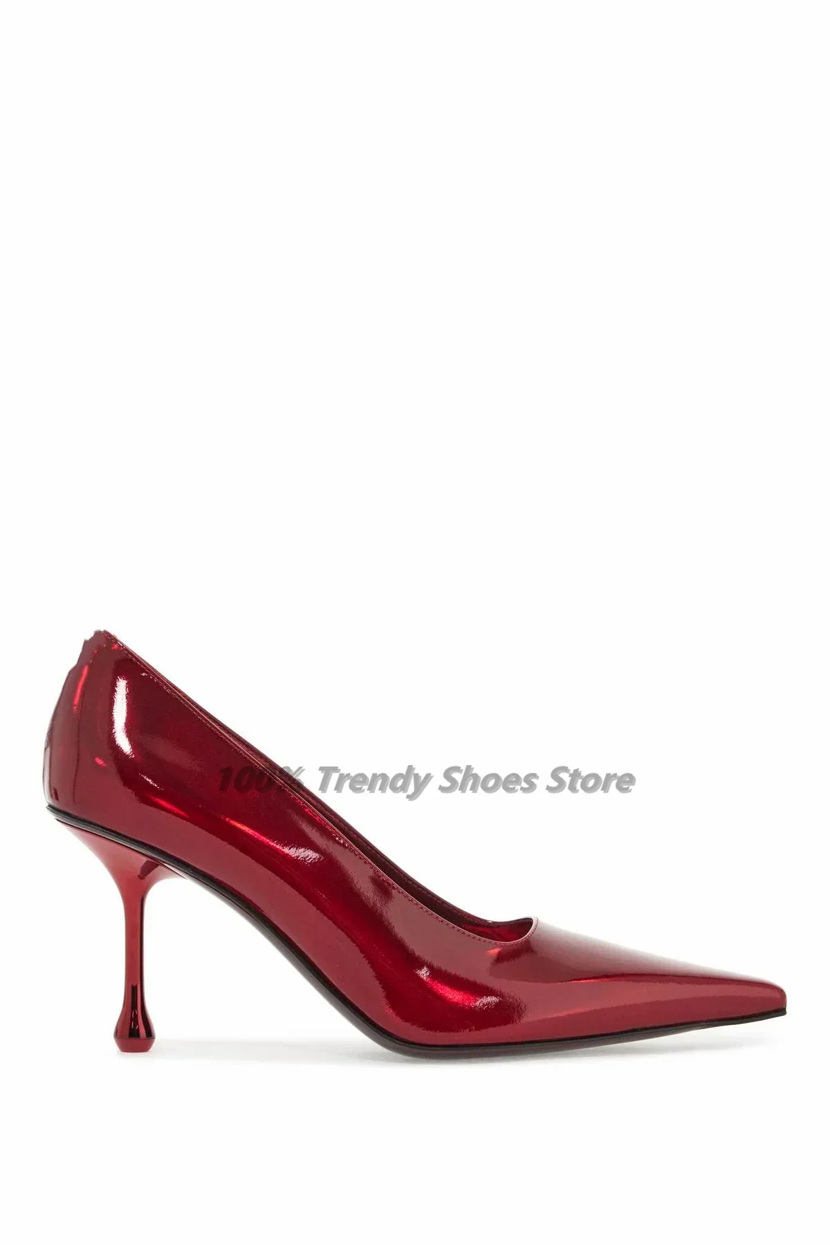 

Hot Selling Patent Leather Sexy Fine Order Shoes European and American Foreign Trade Fashionable Women's Shoes