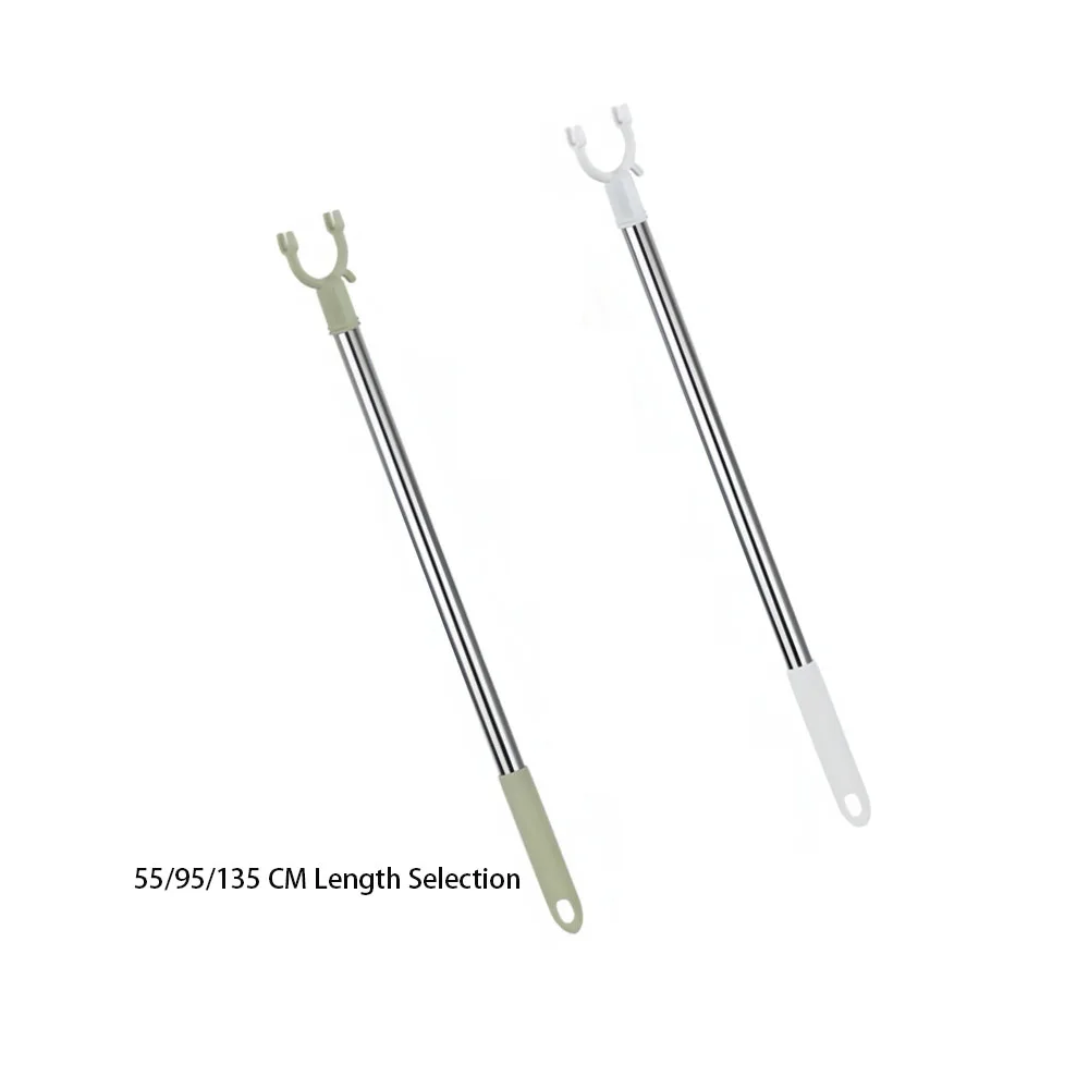 55/95/135cm, Clothes Pole Fork, Clothes Pole Hook, Adjustable Length, Drying Pole, Clothes Lifting Pole, Space-Saving Clothes Ra