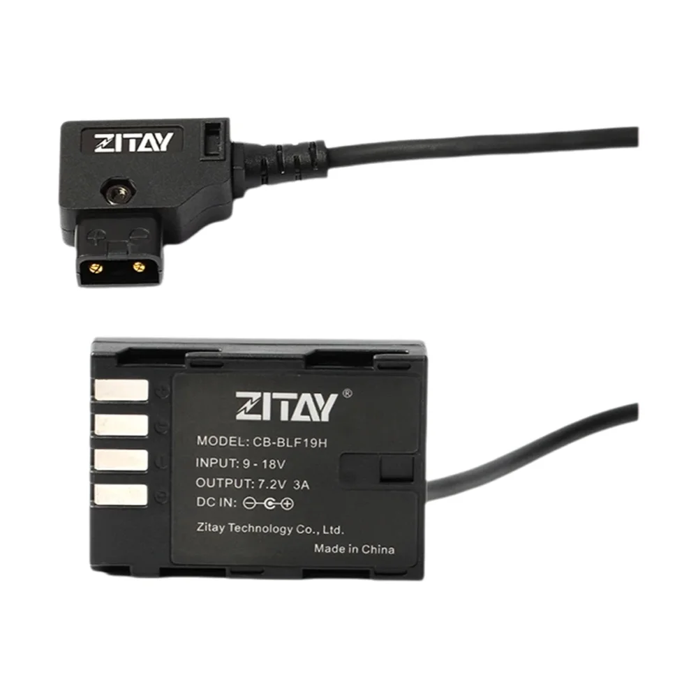 

ZITAY D-TAP в BLF19E: Фиктивный аккумулятор для камер GH4, GH5, GH5S, GH5M, G9, G9LGK, G9L, GH4H, GH3A, GH3K, GH3H