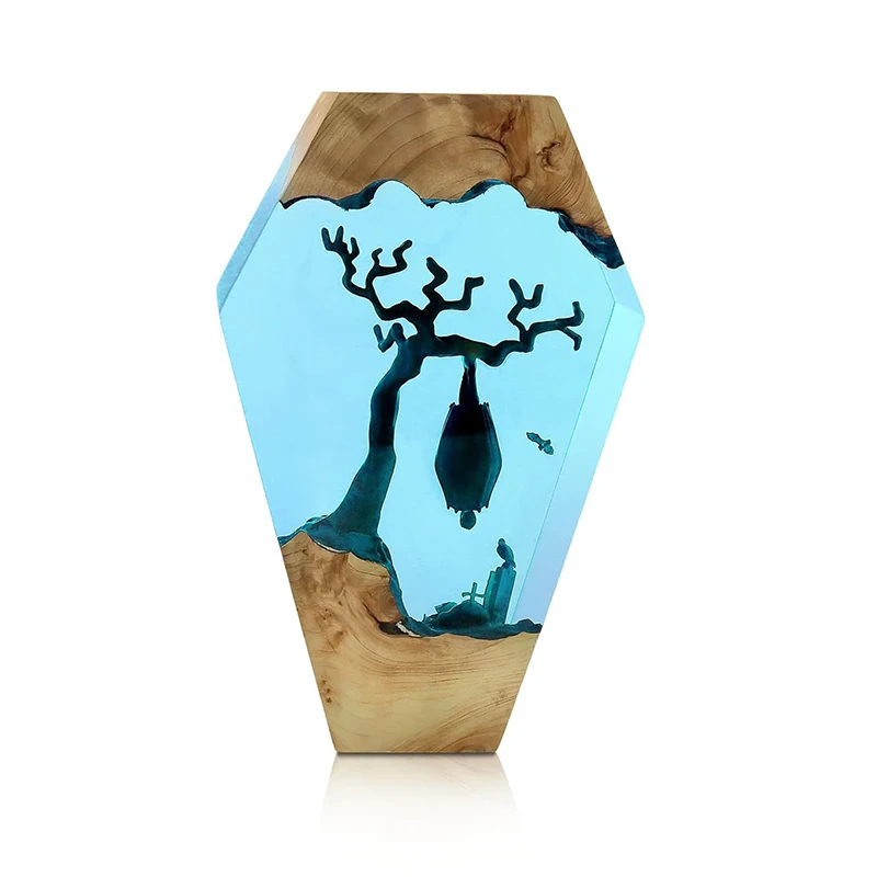 Table Resin Lamp Vampire Figure Colors Night Light Customized Movie Scence Creative Artistic Desktop Home Decor USB Charge