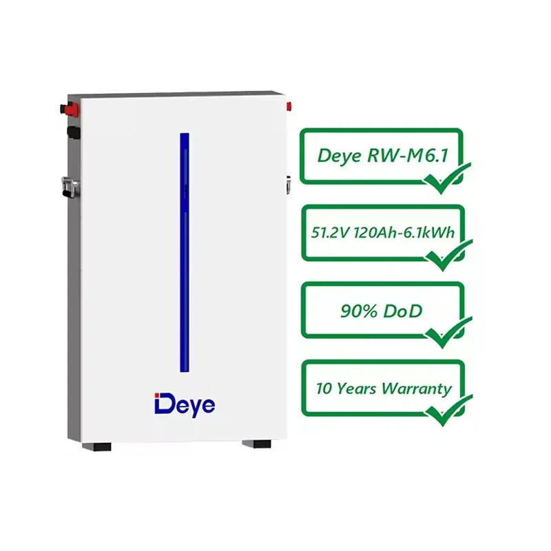 

DEYE Hot selling 6KWh POWER WALL RW-M6.1 wall-mounted household energy storage lithium battery 51.2v in Europe