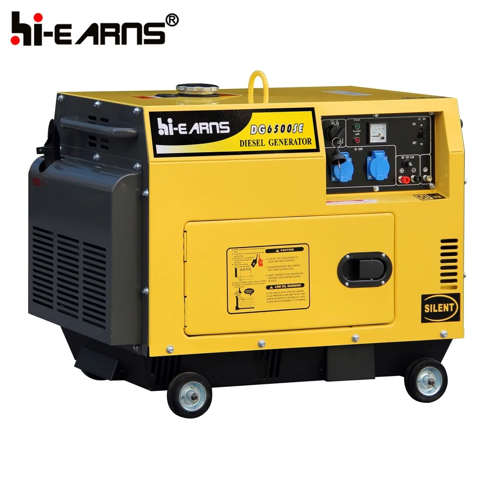 

5KW 220V silent type dies el generator price