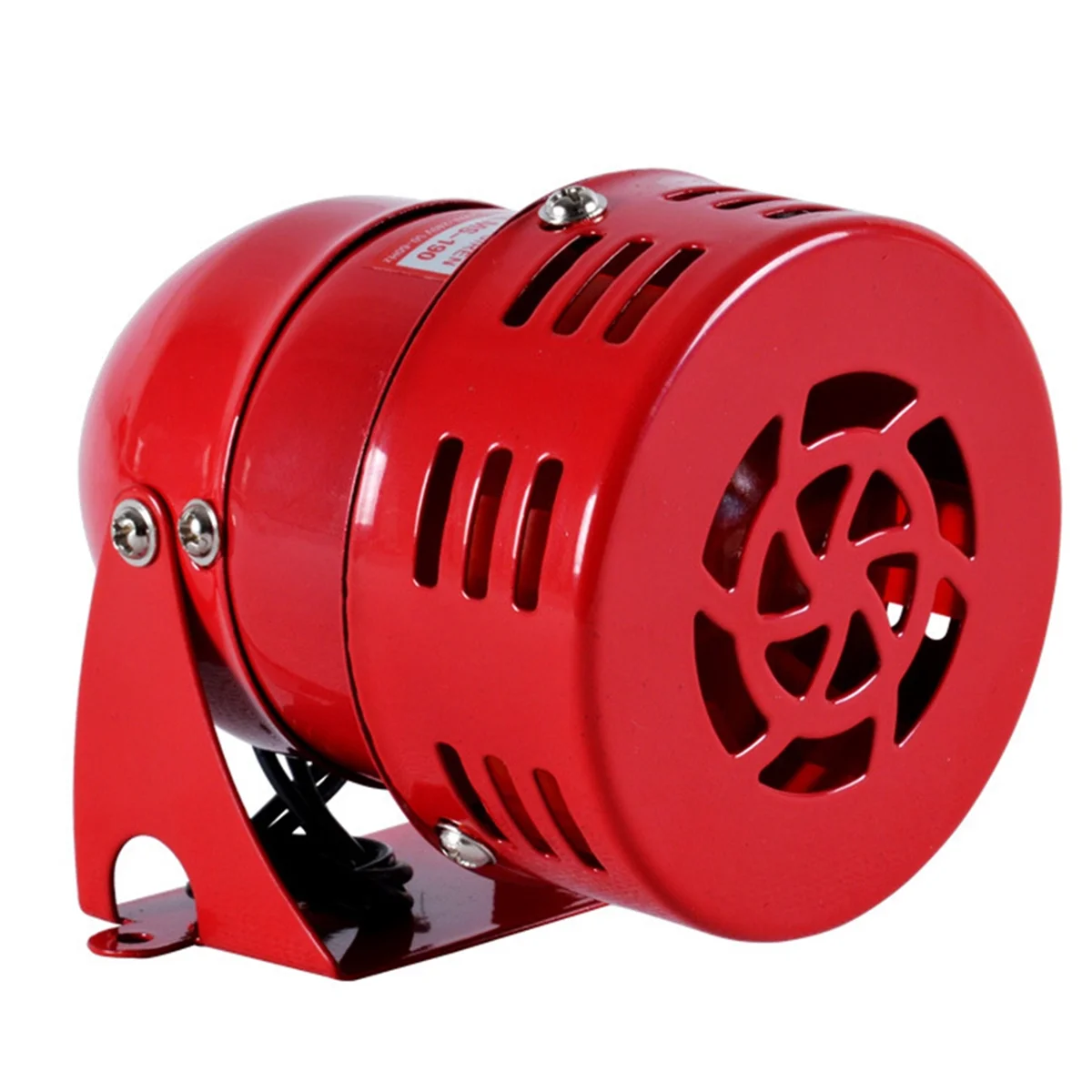 AA98 MS-190 Motor Alarm 220V 120DB Rode Mini Metalen Motor Alarm Industriële Geluid Elektrische Guard Tegen Diefstal Motor Alarm