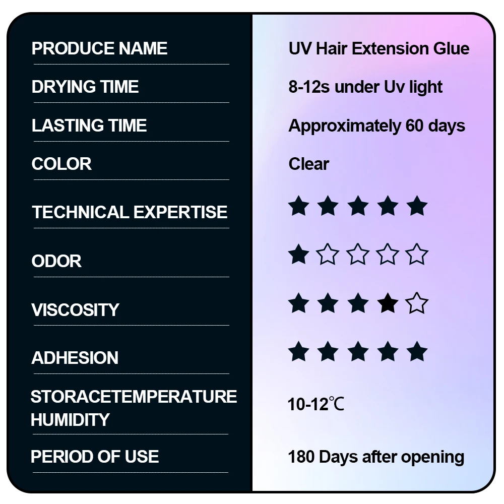 Ultimate UV Light Hair Extensions Kit with UV Glue Tools and Curing Lighter for Long Lasting Salon Quality Extensions