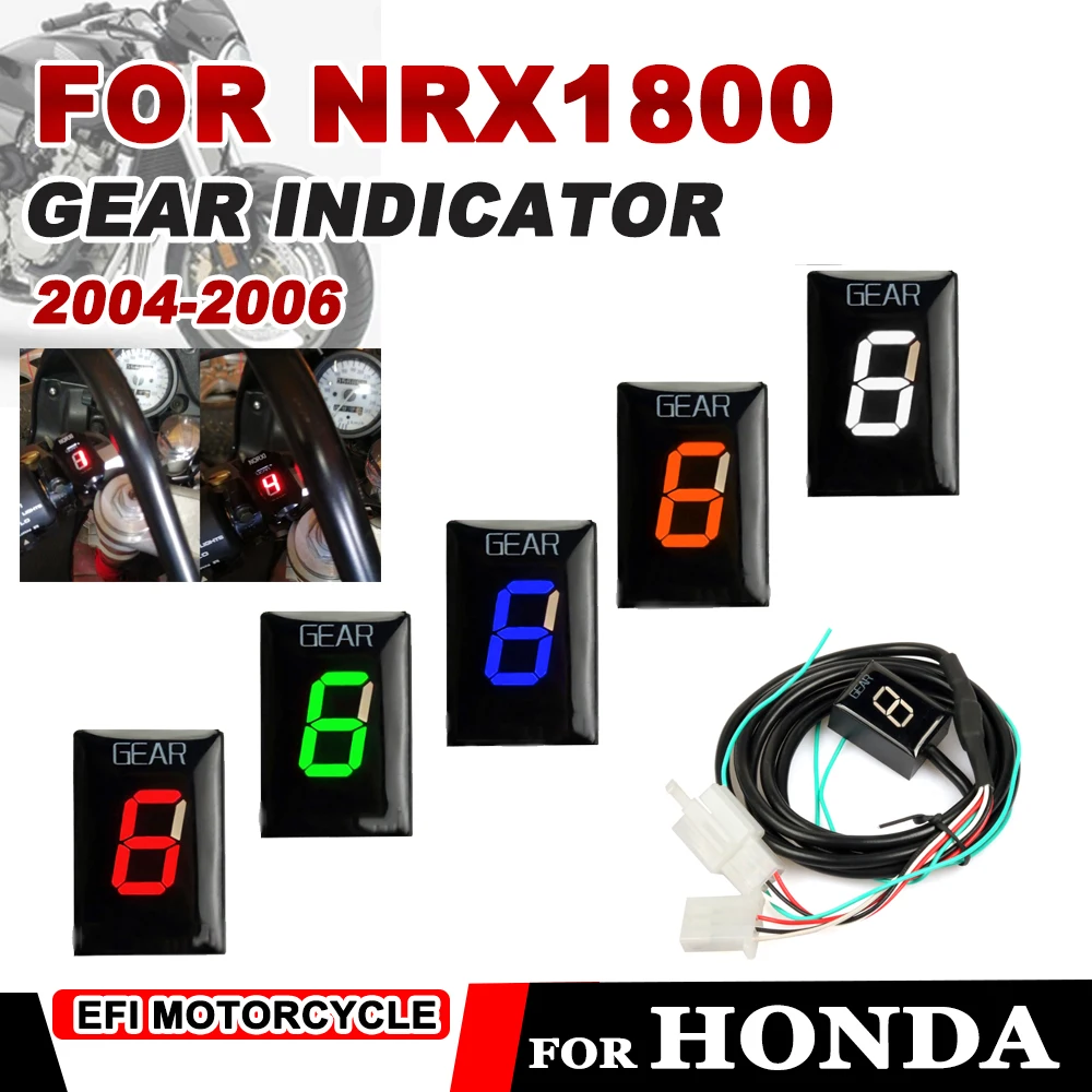 

Motorcycle Gear Indicator for HONDA NRX 1800 NRX1800 2004 2005 2006 EFI Motorcycle Accessories Ecu 1-6 Gear Display Meter