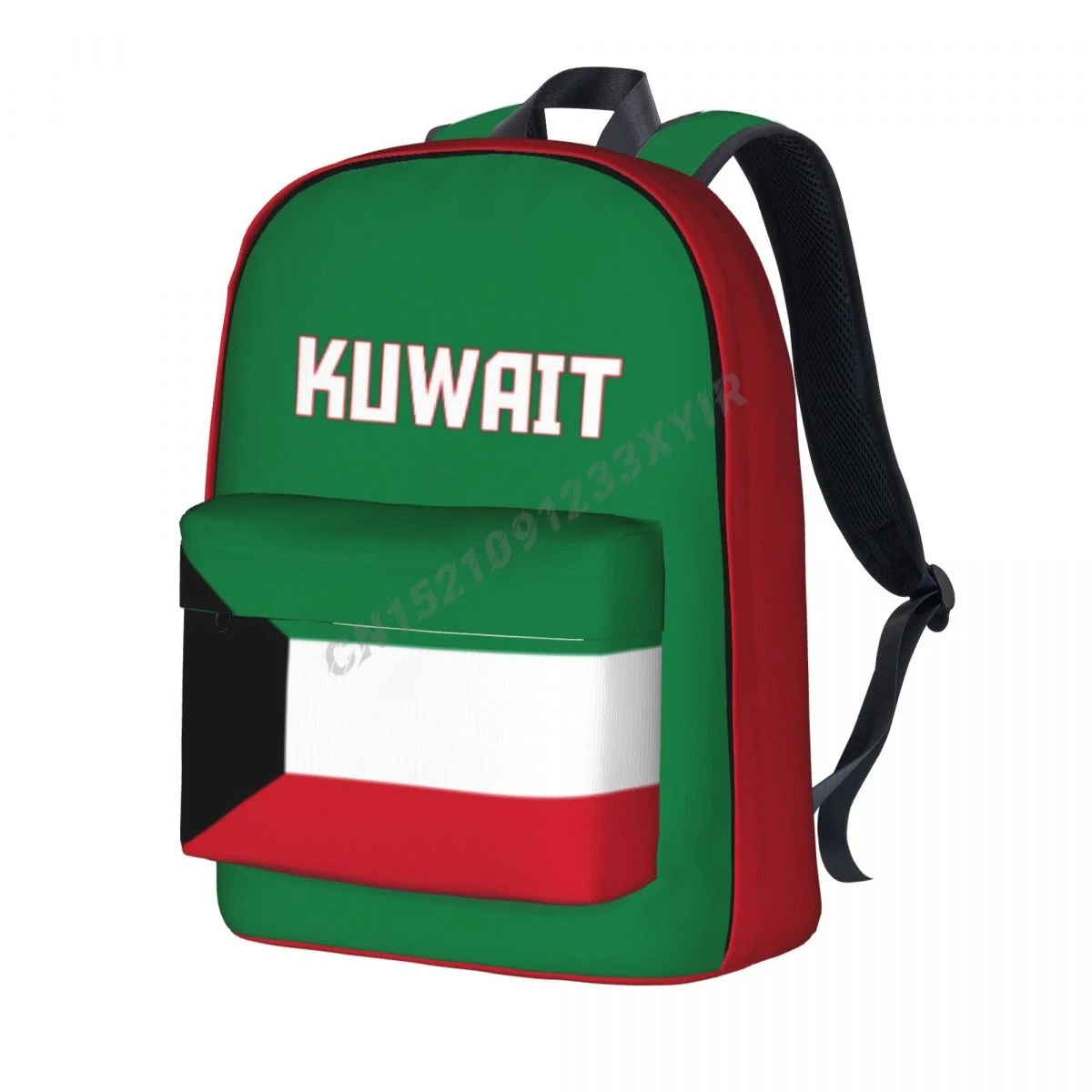 Unisex Backpack Kuwait Flag Kuwaitis Stitch Schoolbag Messenger Bag Case Laptop Travel Bag Mochila Gift