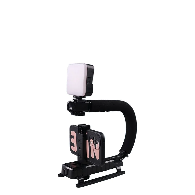 Action camera u-stabilizer handheld SLR bracket with C-frame Dv satchel for better stability and comfort