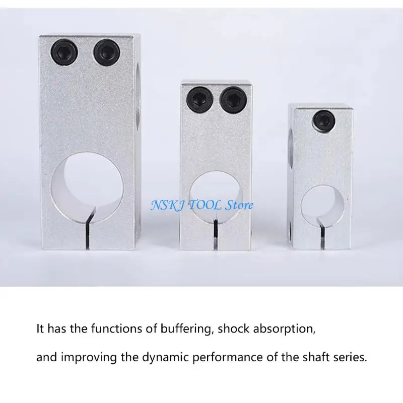 L8RC Steel Pipes Fixing Bracket Same-Size Rod Joiner Clamp for DIY Equipment Mounting