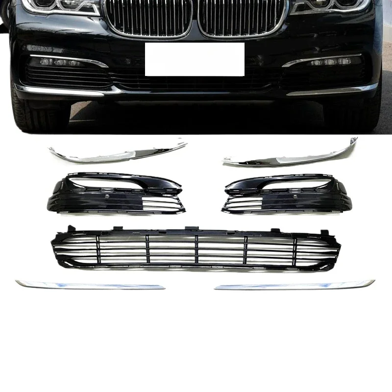

Front Bumper Foglight Cover Lower Grille for BMW 7 Series G11 G12 730i 740i 750i 760li 2016-2018