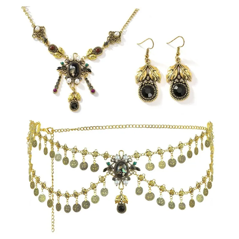 

Индивидуальные монеты из сплава с кисточками в стиле ретро, цепочка для танца живота, женские великолепные украшения, аксессуары для повседневной носки