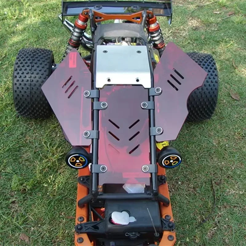 Decoratievensters Voorruit Windscherm Stofbord voor 1:5 HPI ROVAN KM Baja 5B