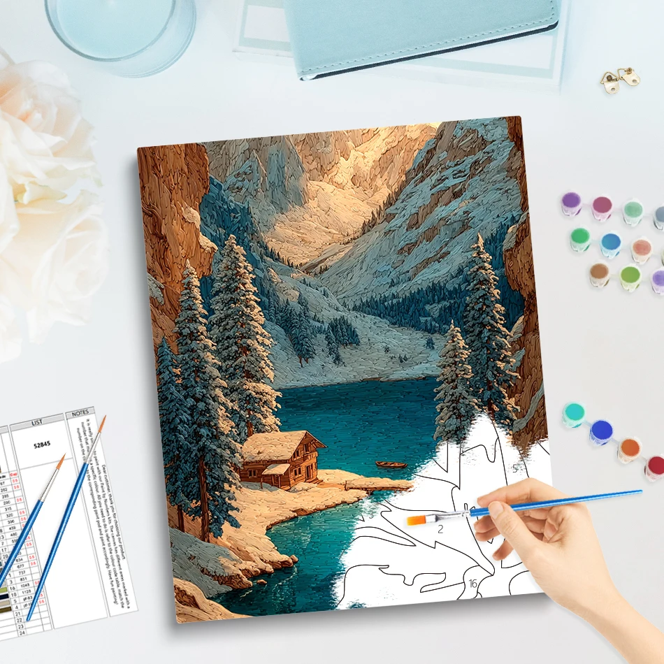 1pc frameless Painting By Numb - огляд і ціна Art Craft Village
