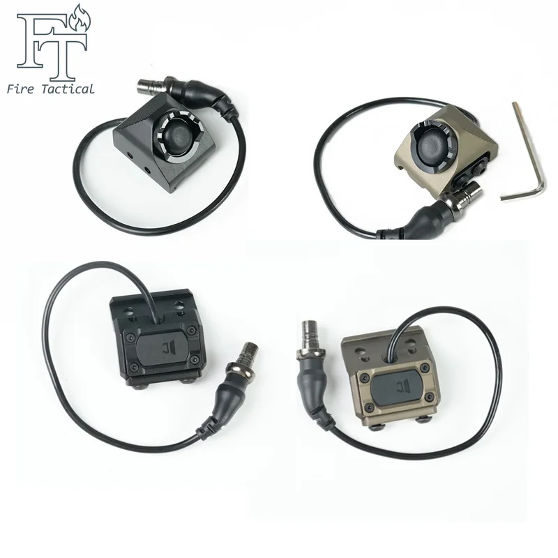 Metal SF Plug MoButton Pressure Switch Tactics Surefir M300 M600 Flashlight Remote Switch Fit 20MM Rail