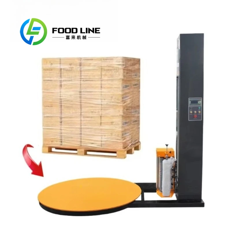 Multi-function Pallet Stretch Wrapping Machine Pallet Stretch Wrapper Three-electric System Stretch Film Pallet Wrapping Machine