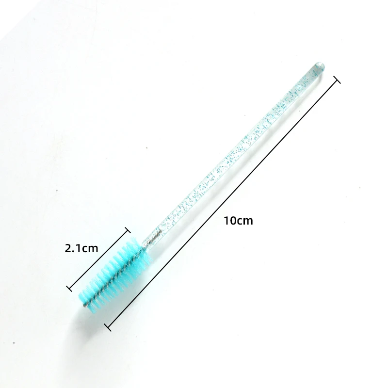 Ogeyero Nieuwe Wegwerp 5/50Pcs Crystal Wimper Make-Up Borstel Diamant Handvat Mascara Wands Wimper Extension Make Tool Mooi