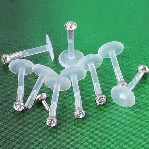 Lip  Fashion 10pcs Punk Bar Lip  Multi-Purpose  PA   Piercing image 3