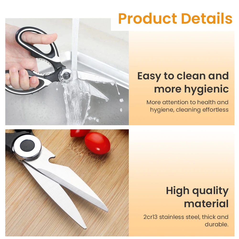 Multi-purpose Food Shears Household Kitchen Chicken Shears Multi-purpose Food Shears Chicken Bone Shears