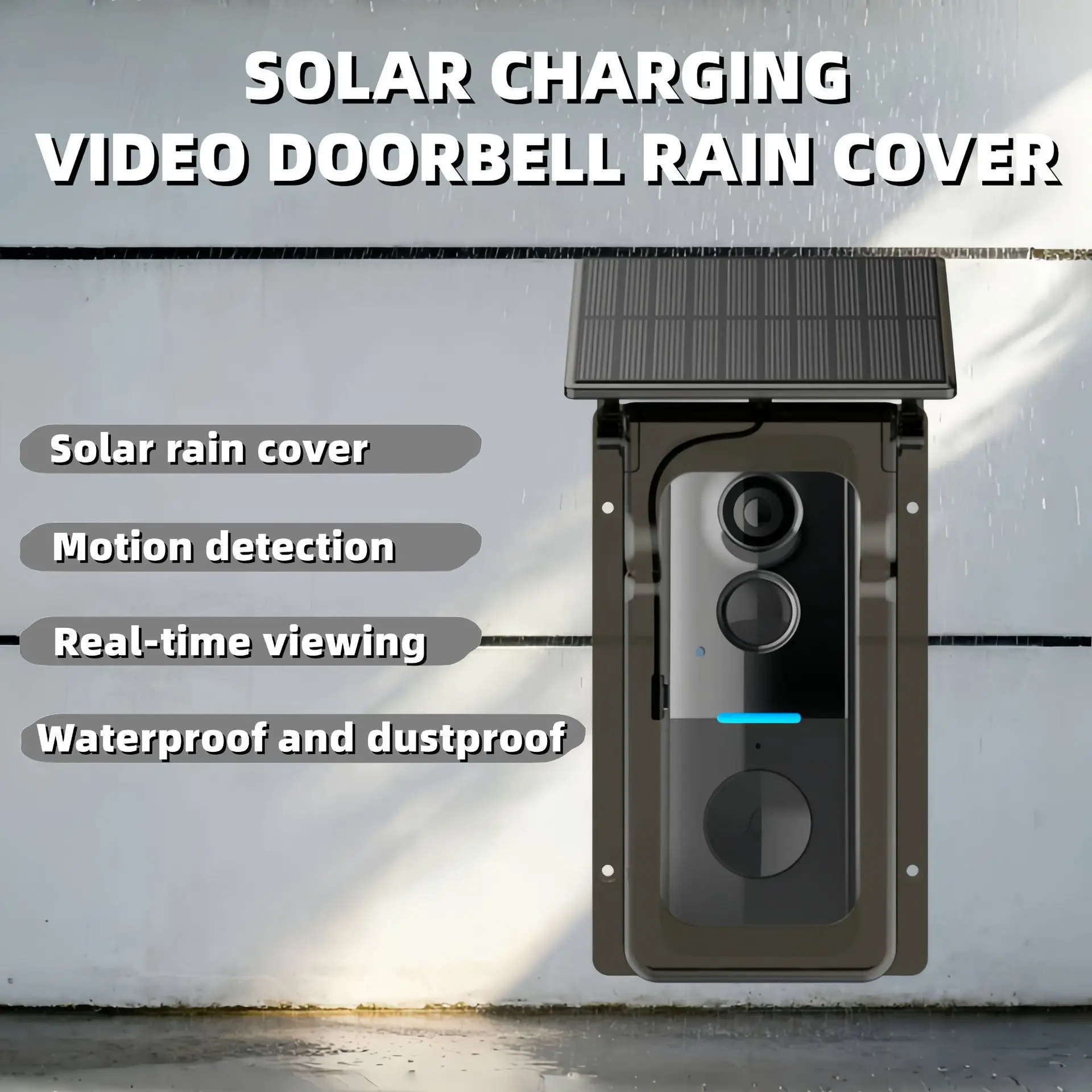 Doodle intelligent video doorbell high definition motion detection two-way intercom night vision wireless doorbell