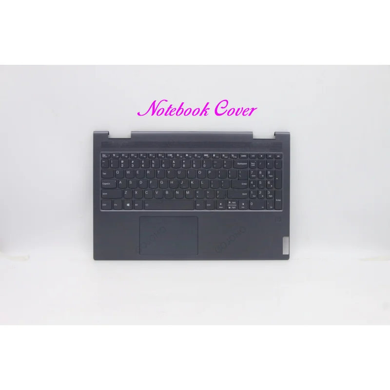 5CB1A22487 For Lenovo Yoga 7-15ITL5 Palmrest Upper Case US Keyboard Bezel FP SG