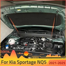 Car Bonnet Hood Strut  Bars for KIA Sportage NQ5 2021 2022 2023 2024 Lift Support Shock Gas Spring Absorber Hydraulic Rod Damper