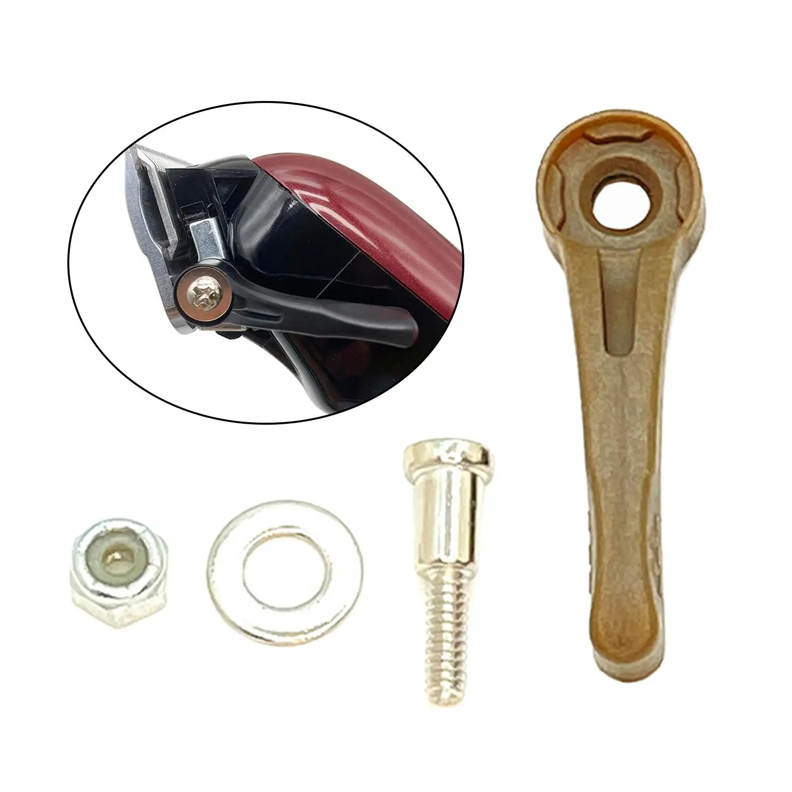 Máquina de cortar cabelo elétrica aparador lâmina alavanca ajuste para wahl 8148 8591 barbeiro suprimentos montar kit corte cabelo