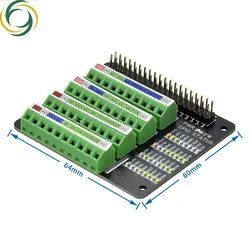 For Raspberry Pi Gpio Expansion Extension Board Screw Terminal Hat For Raspberry Pi 2B/3B/3B+/4B/Zero/Zero W