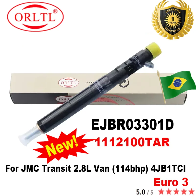 

EJBR03301D R03301D Новый CRDI дизельный топливный инжектор Common Rail запасные части для JMC JX493ZLQ3A Shunda Transit
