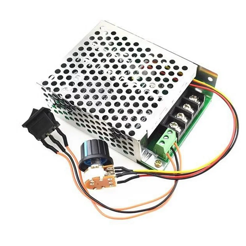 

ABKU-PWM Контроллер скорости двигателя постоянного тока 12V24V36V48V Переключатель прямого и обратного двигателя Передний и реверсивный переключатель 40A, Dur