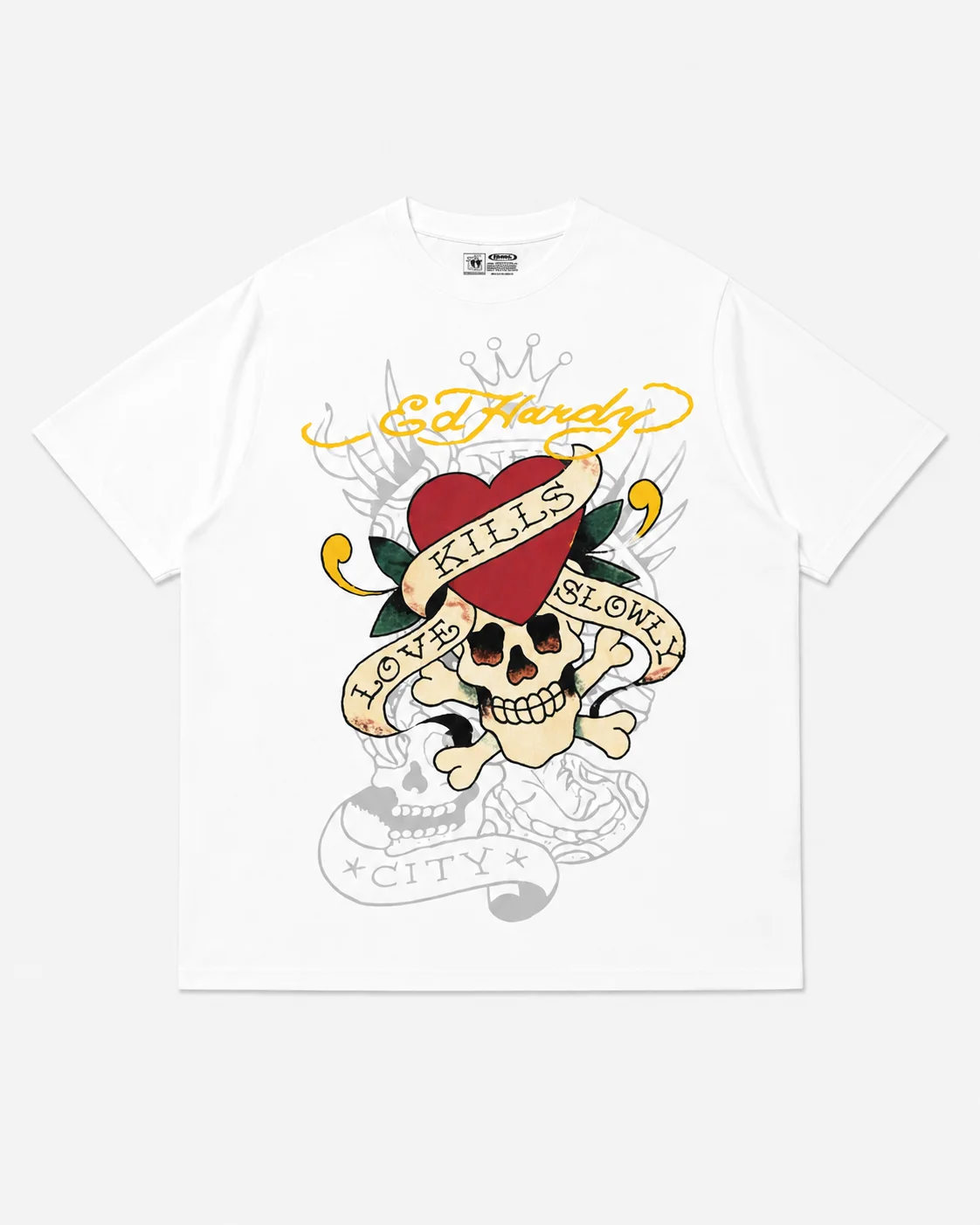 Ed Hardy Skull Red Heart 
