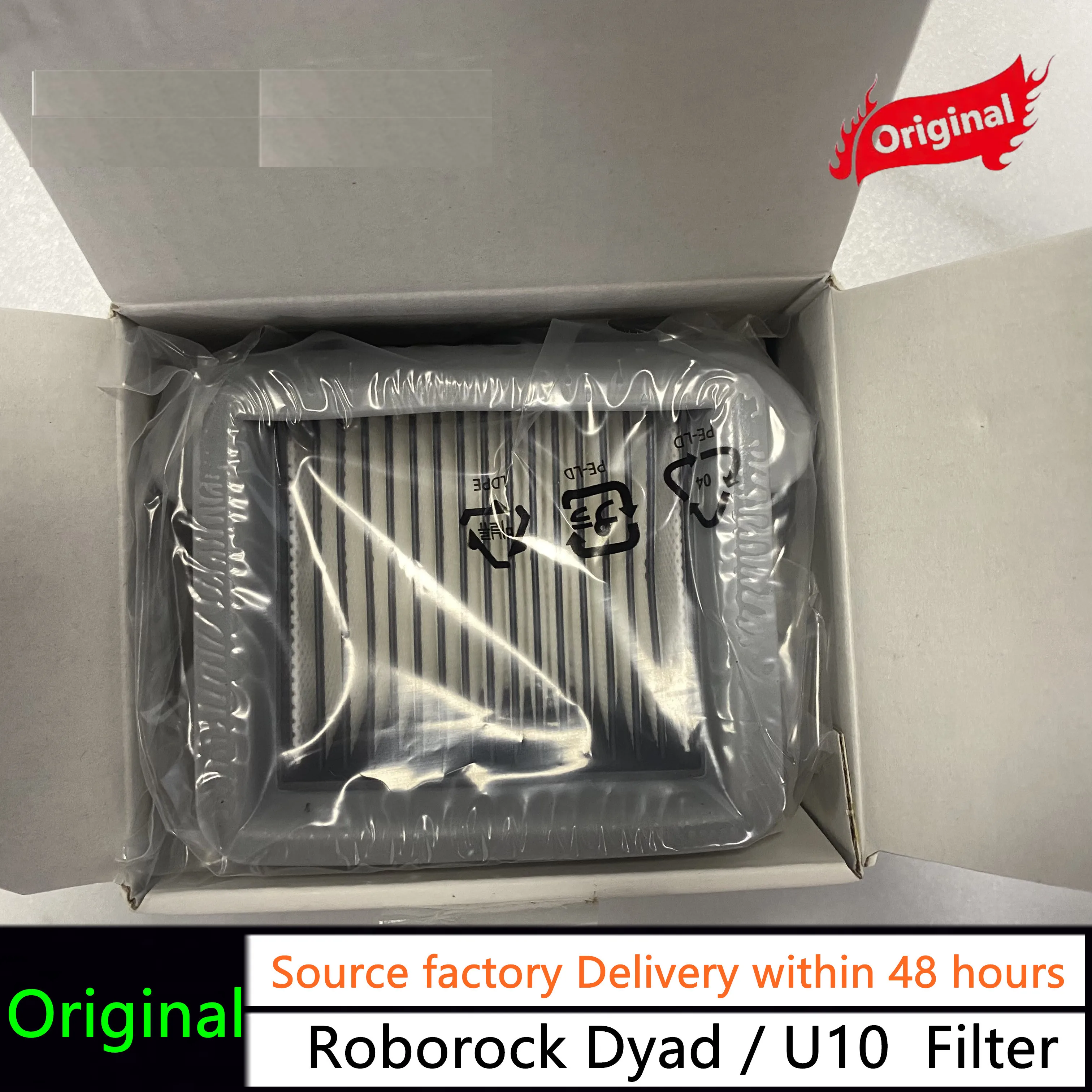 Original Roborock Dyad U10 WD1S1A Wireless Floor Scrubber Vacuum Cleaner Parts Detachable  Washable HEPA Filter Accessories