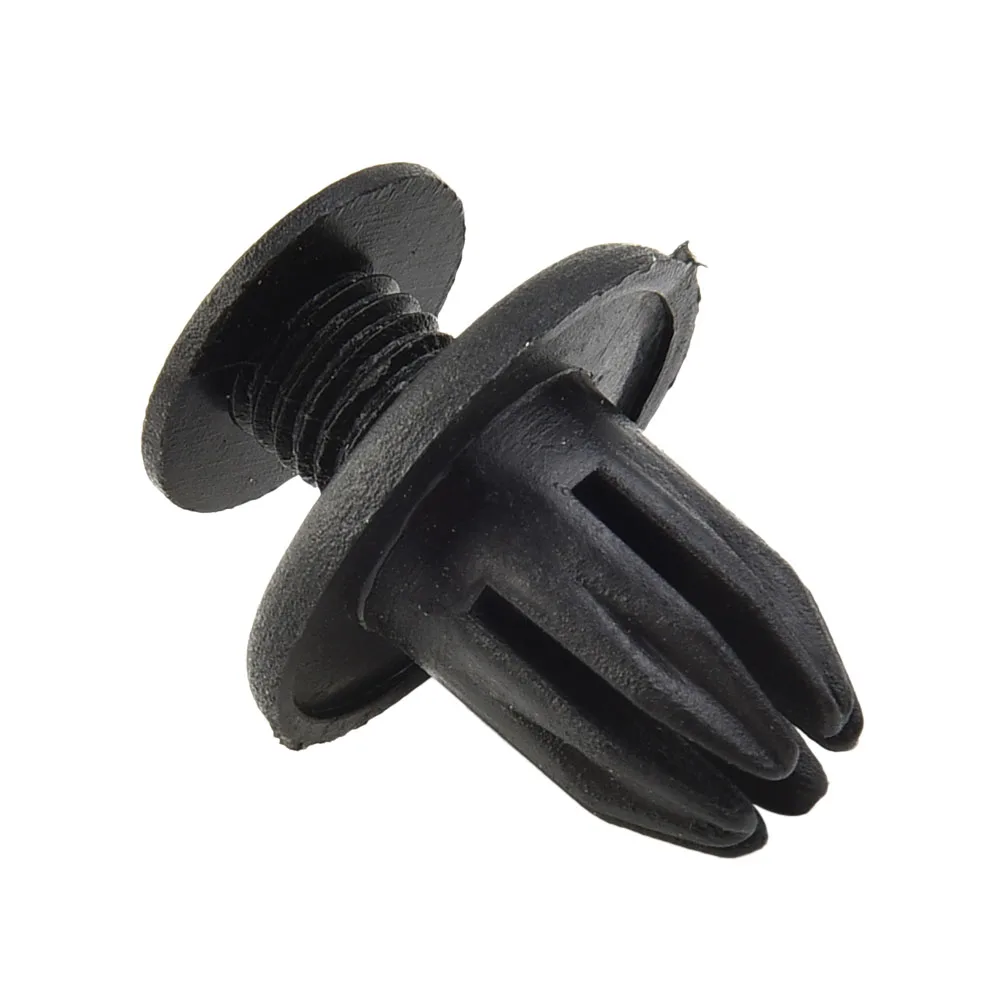 10mm Rivet Clip Moulding 50x Accessories Panel Assortment Pin Black Plastic Body Push Bumper Retainer Screw Car Set Trim