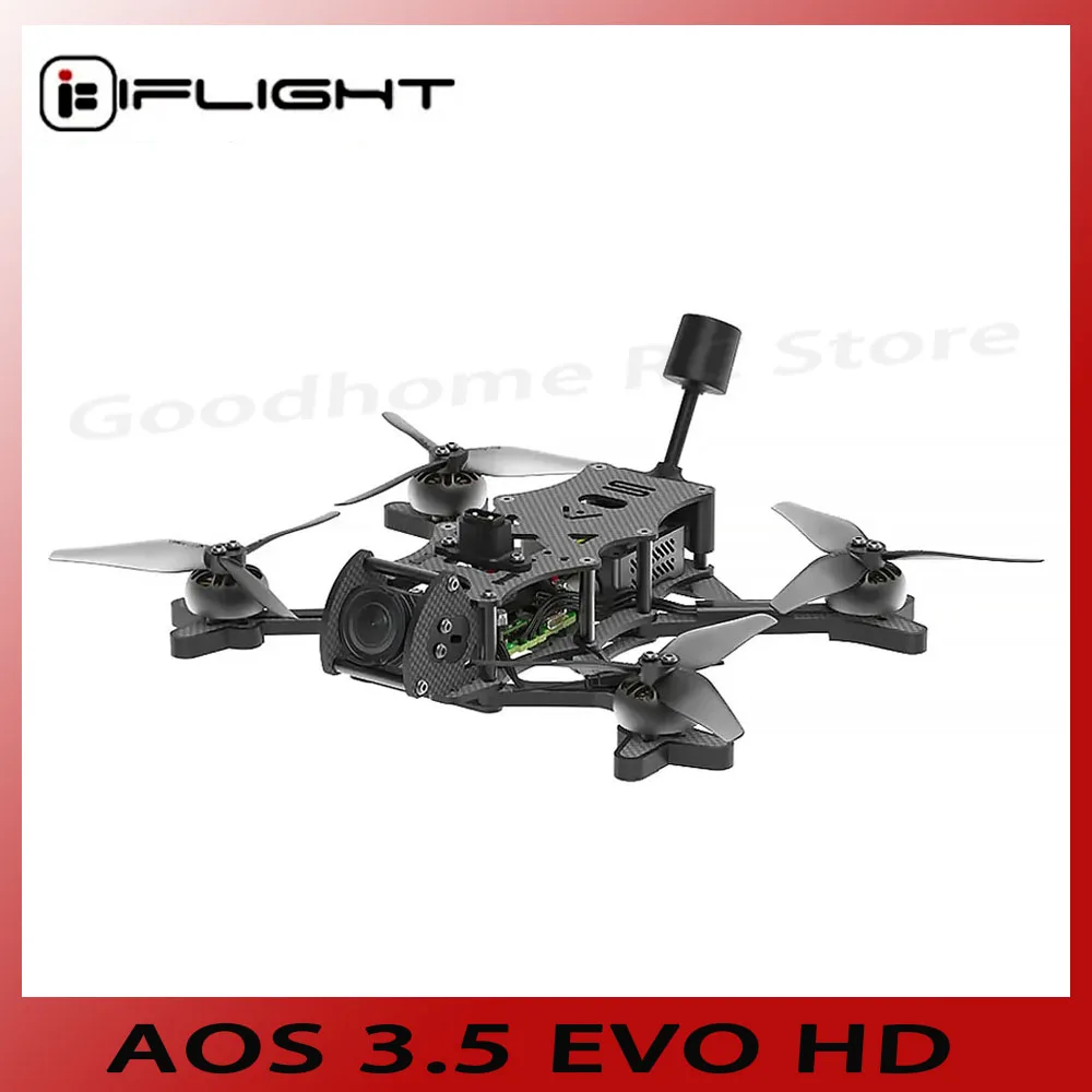 

IFlight Aos 3.5 evo v4.2 hd 6s 1.2 inch fpv drone bnf with o3 air unit for fpv