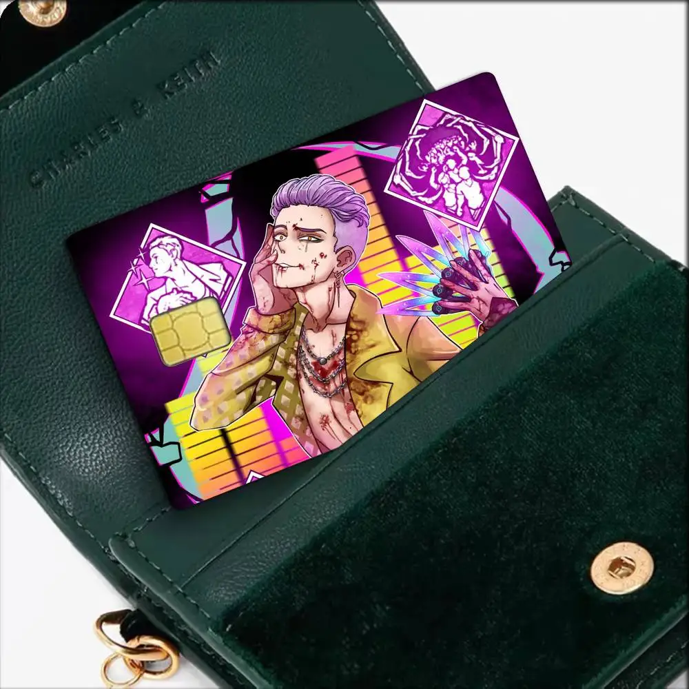 Dead by Daylight Trickster   Waterproof Film Skin Cover Credit Card Stickers Debit Front Bank Bus Pass