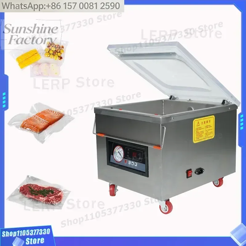 DZQ-320 Household Vacuum Sealing Packing Machine Pouch High Efficiency Easy Operate Automatic Grade Core Components Including