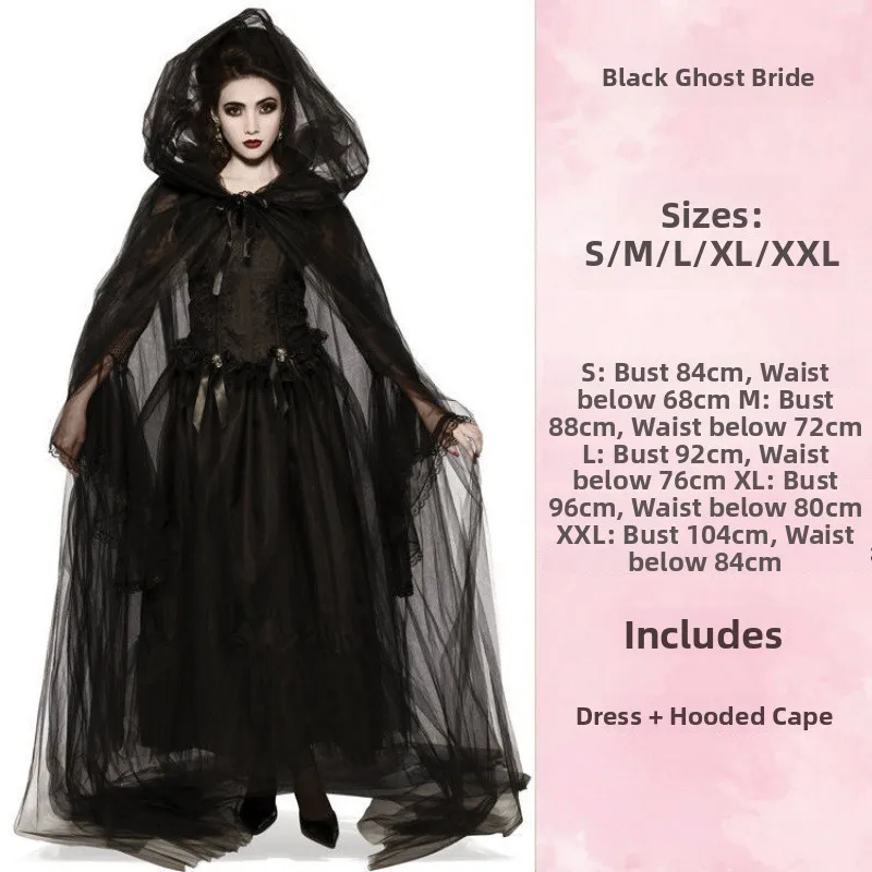 loween Death God Long Robe Wizard  Witch Role Play Costume Fairy T Princ Skirt Men's Women's loween Clothes