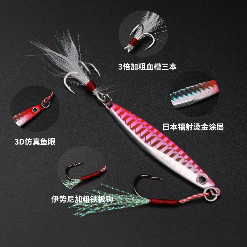 1pc Metal Cast Jig Spoon 7g/10g Shore Casting Jigging Fish Sea Bass Saltwater Jigs Fishing Lure Artificial Bait Tackle