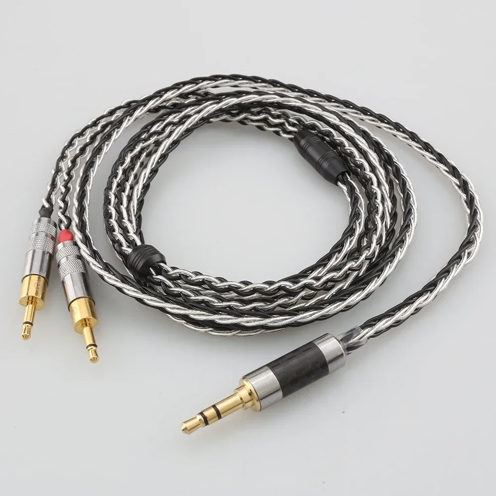 3.5 XLR 4.4 Male to Dual 2.5 mm 152 Cores Headphone Earphone Cable Hifi For hd700 Sennheiser hd700 nw zx300a