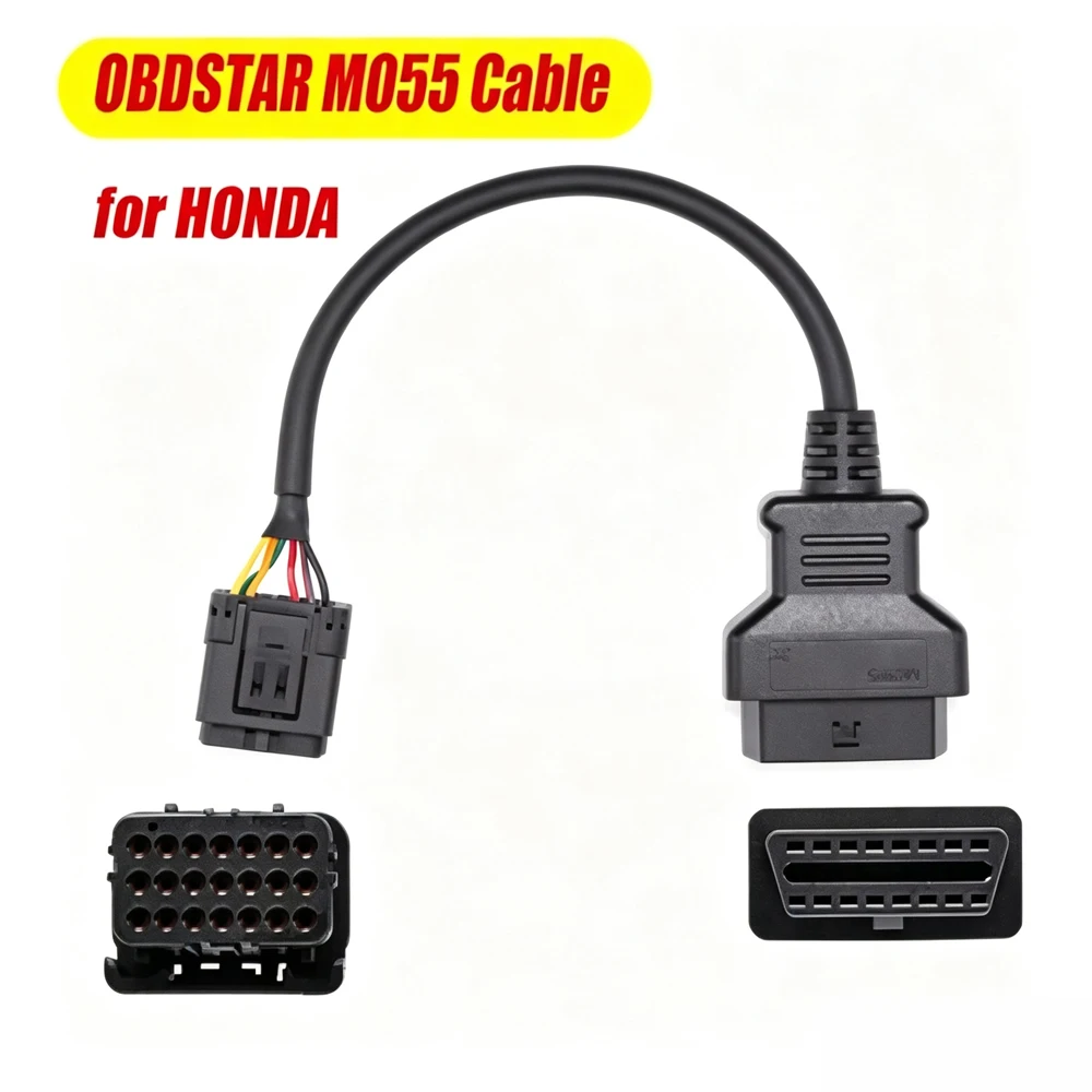M055 Data Cable for Honda for OBDSTAR for HONDA Proximity Key Programming in BENCH Mode Motorcycle IMMO Function
