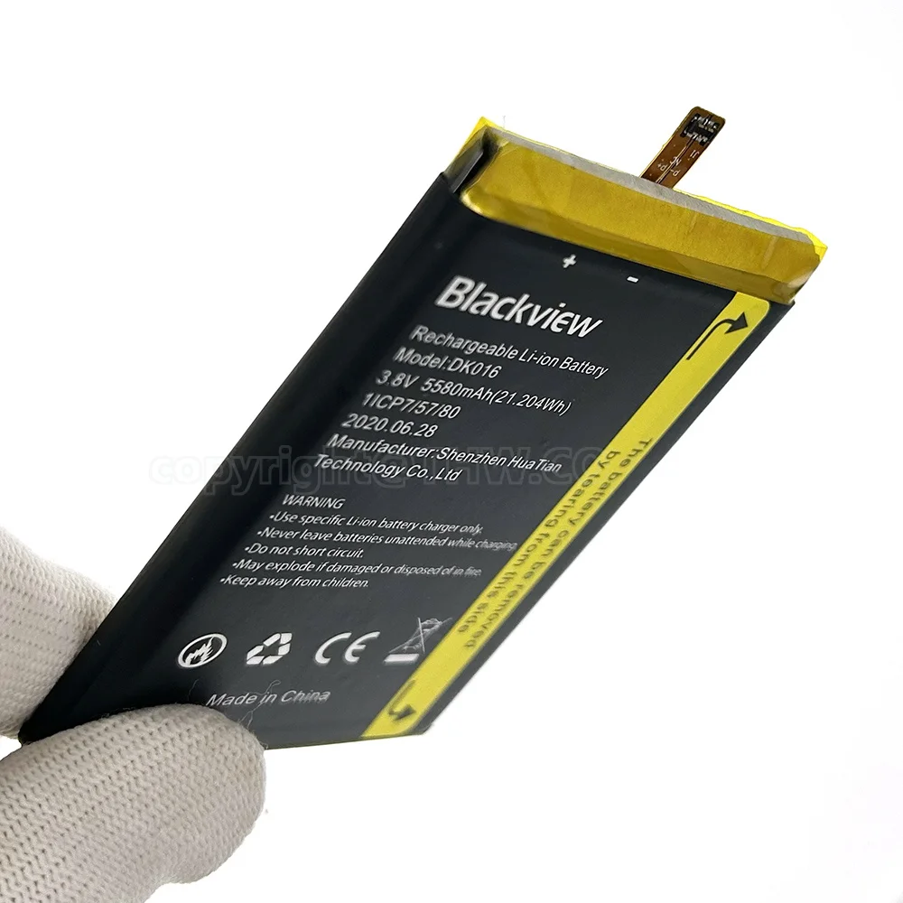 100% Original Replacement DK016 5580mAh Phone Battery For Blackview BV6900 3.8V 21.204Wh Batteries Free gift With Track Number