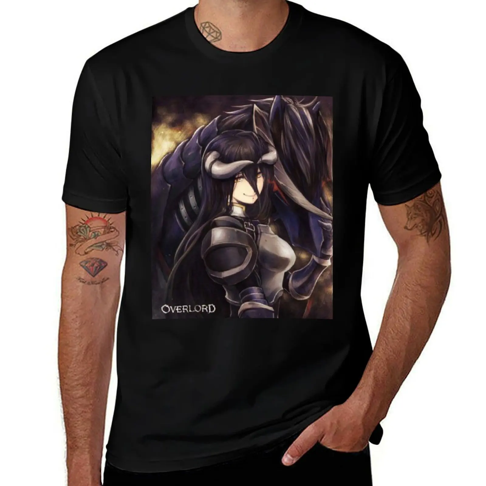

Overlord Albedo T-Shirt man t shirts graphic man t shirt graphic t shirt man casual T-Shirt