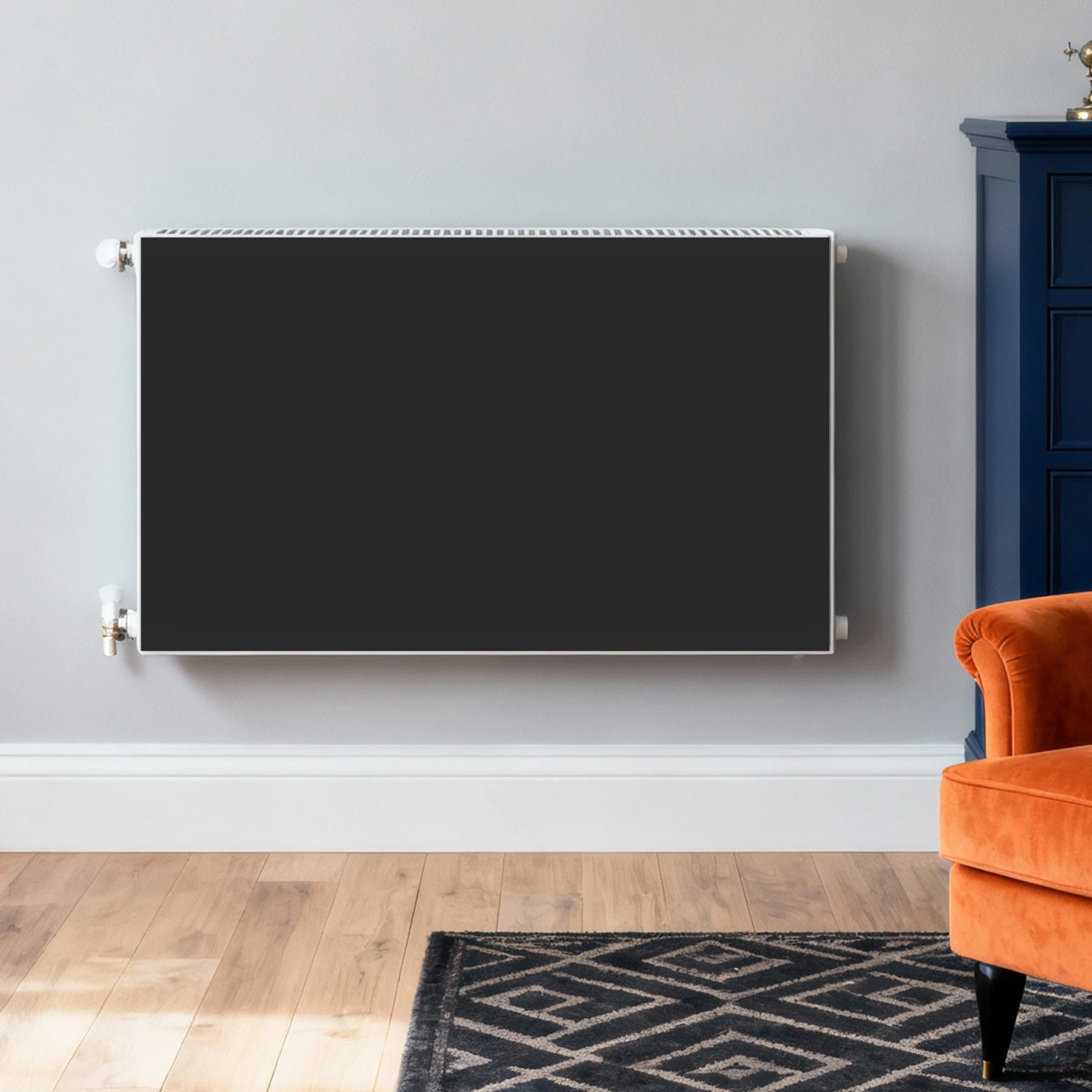 Heating Magnetic Decoration Sticker Black Magnetic Suction Heat-Resistant Radiator Beautification Decoration