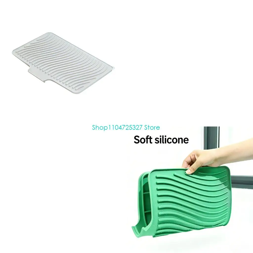 D8KF Multiple Purpose Rubber Sink Tray For Fruits Vegetables And Cookware Drying 30 5 By 40 5