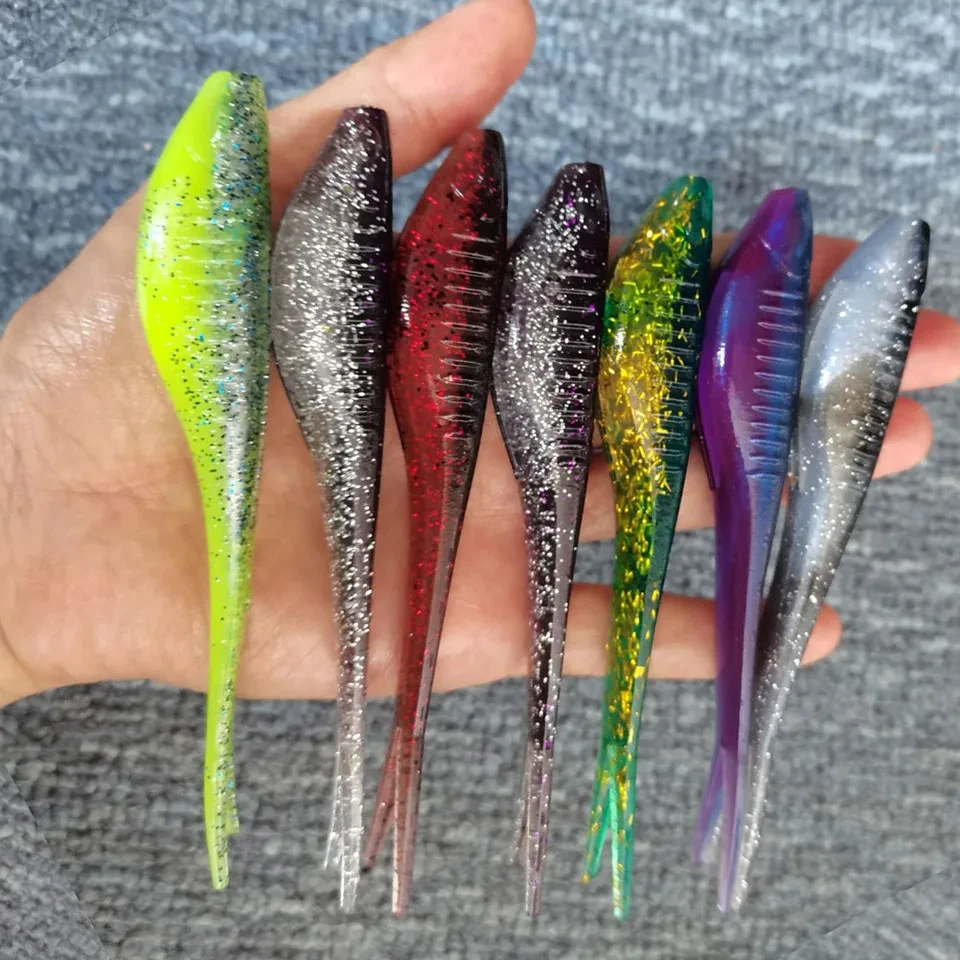 WALK FISH 5pcs Floating 12cm 10g Drop Shotting Soft Bait Fishing Lure Fishing Wobblers Leurre Souple Lure Walk the Dog Lures