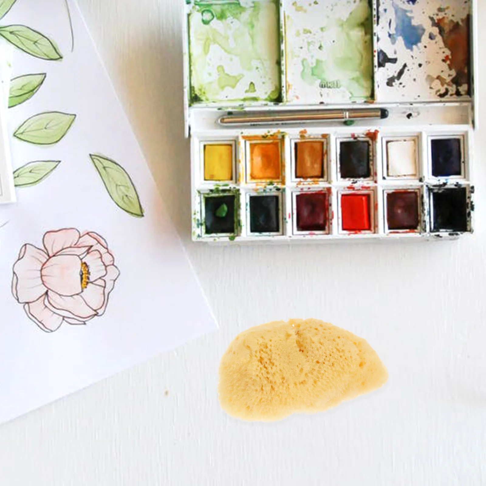 Watercolor Sponge Tools Fun Shape Design Sponges for Watercolor Texture Painting Art Craft Projects Family