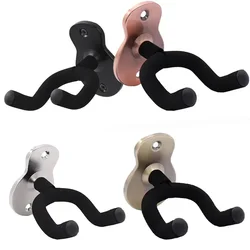 1Pc Rotatable Metal Guitar Hanger Universal Hook Wall Display Guitar Holder Mount Stand Bracket Bass Screws Accessories Storage