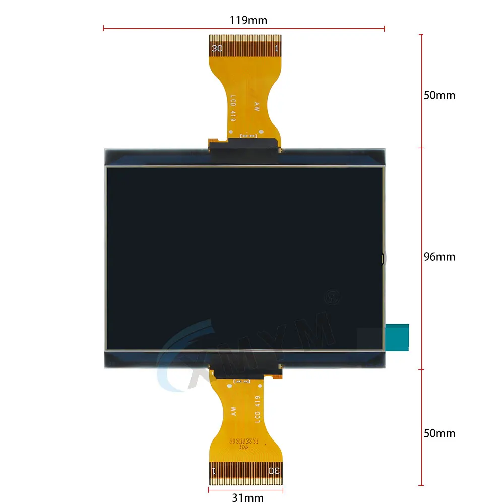 Car Dashboard For DAF XF/CF/LF 45/55/75/85 /95/105 LCD Speedmeter Pixel Repair Instrument Display Replacement And Repair