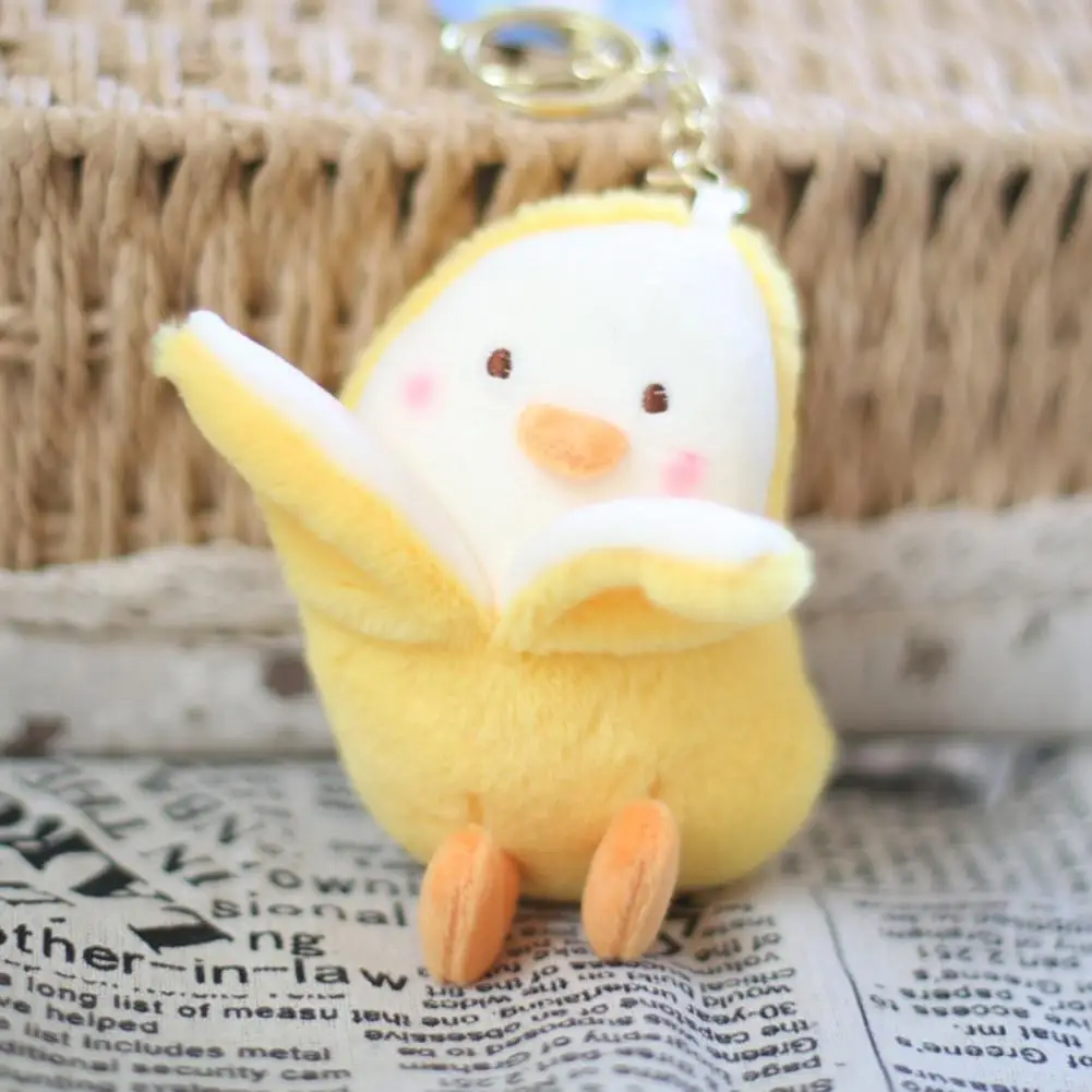 Mango Duck Key Ring Mango Duck Plush Keychain Adorable Stuffed Doll for Diy Handbag Backpack Key Ring Gift for Kids Adults Mango